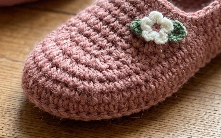 Crochet Easy Slippers: Blossoming Comfort for Adults